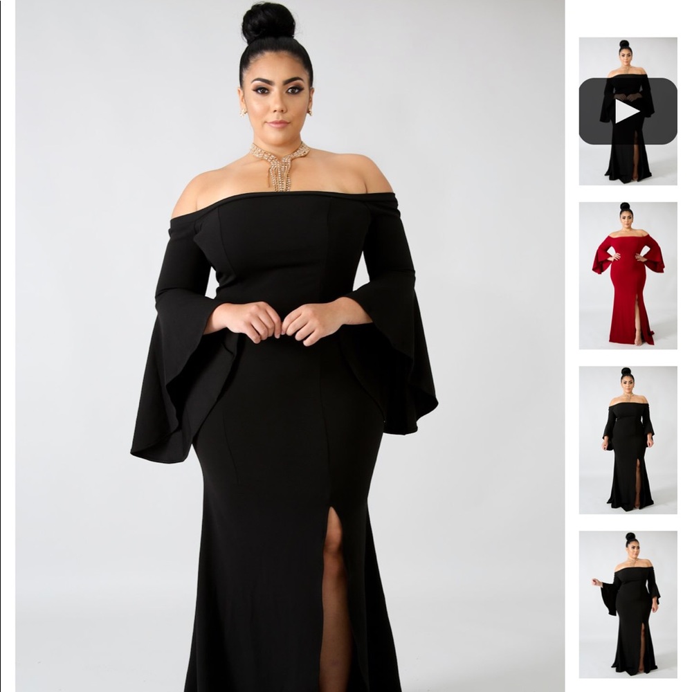Chic Slit Mermaid Dress
